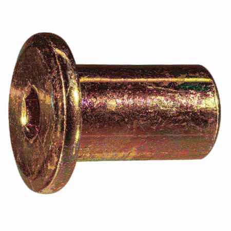 Midwest Fastener 1.00mm (Coarse), 15.00mm Brl Lg, Steel Yellow Zinc, 20 PK 933621